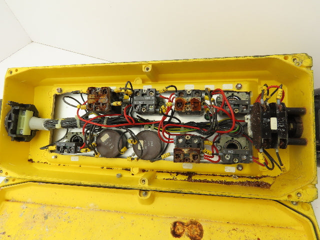 Skaltek XAC-B12 Coiler Control Station Pendant Pushbutton Switches w/E-Stop