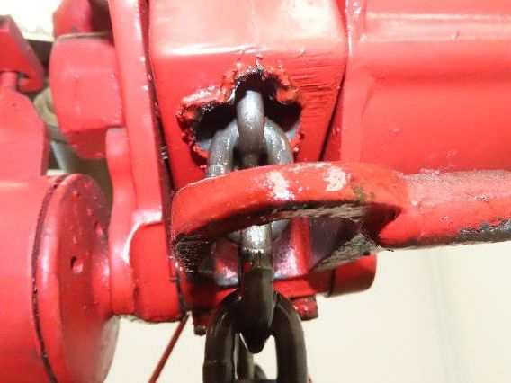 Chicago Pneumatic 1/4 Ton 500Lb Power Vane Air Chain Hoist 10' Lift w/Pendant