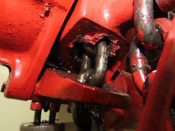 Chicago Pneumatic 1/4 Ton 500Lb Power Vane Air Chain Hoist 10' Lift w/Pendant