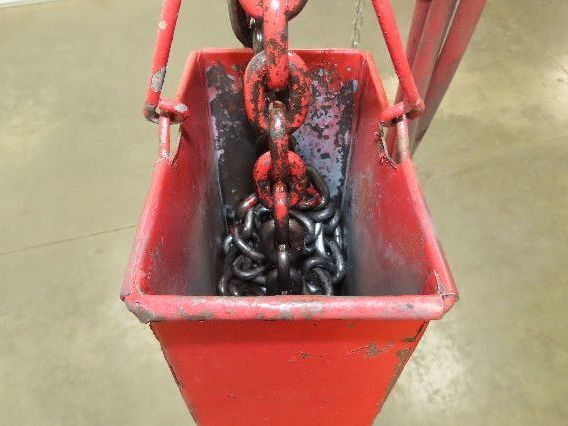 Chicago Pneumatic 1/4 Ton 500Lb Power Vane Air Chain Hoist 10' Lift w/Pendant
