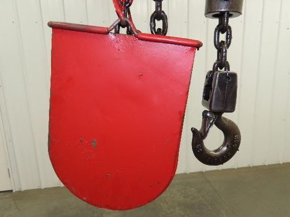 Chicago Pneumatic 1/4 Ton 500Lb Power Vane Air Chain Hoist 10' Lift w/Pendant
