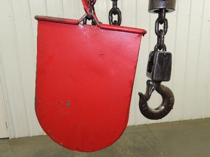 Chicago Pneumatic 1/4 Ton 500Lb Power Vane Air Chain Hoist 10' Lift w/Pendant