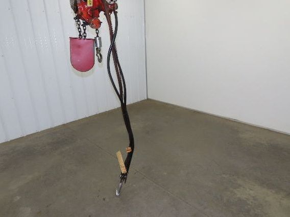 Chicago Pneumatic 1/4 Ton 500Lb Power Vane Air Chain Hoist 10' Lift w/Pendant