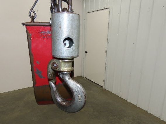 Chicago Pneumatic 1/4 Ton 500Lb Power Vane Air Chain Hoist 10' Lift w/Pendant