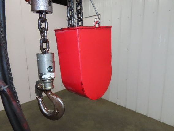 Chicago Pneumatic 1/4 Ton 500Lb Power Vane Air Chain Hoist 11' 6" Lift Pendant