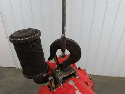 Chicago Pneumatic 1/4 Ton 500Lb Power Vane Air Chain Hoist 11' Lift w/Pendant