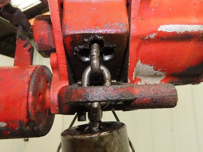 Chicago Pneumatic 1/4 Ton 500Lb Power Vane Air Chain Hoist 11' Lift w/Pendant