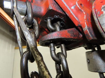 Chicago Pneumatic 1/4 Ton 500Lb Power Vane Air Chain Hoist 11' Lift w/Pendant