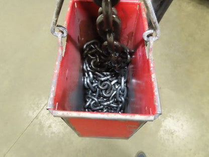 Chicago Pneumatic 1/4 Ton 500Lb Power Vane Air Chain Hoist 11' Lift w/Pendant