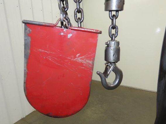 Chicago Pneumatic 1/4 Ton 500Lb Power Vane Air Chain Hoist 11' Lift w/Pendant