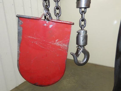 Chicago Pneumatic 1/4 Ton 500Lb Power Vane Air Chain Hoist 11' Lift w/Pendant