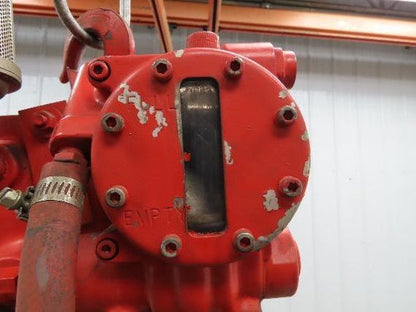 Chicago Pneumatic 1/4 Ton 500Lb Power Vane Air Chain Hoist 10' 4" Lift Pendant