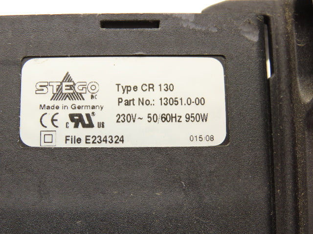 Stego 13051.0-00 Electrical Enclosure Heater 230V 950W Panel Mount