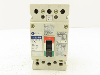 Allen Bradley 140U-H3C3-C90 Circuit Breaker 90A 3 Pole 600V Panel Mount