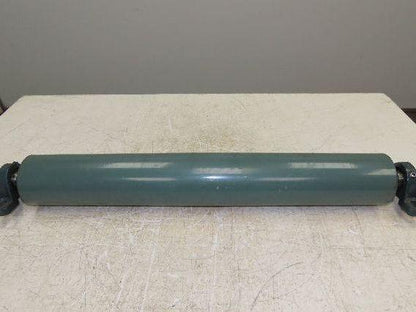 Hytrol Belt Conveyor Crowned Take-Up/Tail Pulley 4" Dia 27-1/2"L