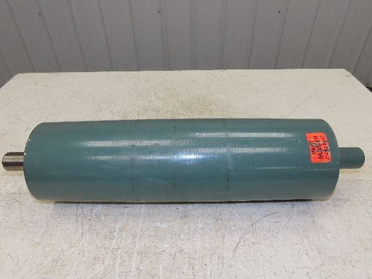 Hytrol 24" Belt Conveyor Crowned Tail Pulley 6" Dia 20.25"L  B-24801-024