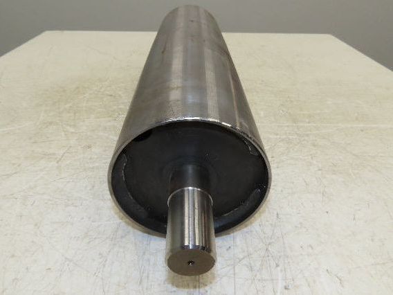 Hytrol 24" Belt Conveyor Crowned Tail Pulley 6" Dia 20.25"L  B-24801-024