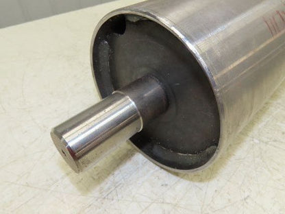 Hytrol 24" Belt Conveyor Crowned Tail Pulley 6" Dia 20.25"L  B-24801-024