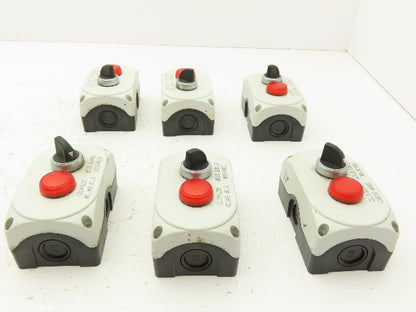 Lovato LPZP2A8 Electrical Roach Conveyor Drive Control Selector Switch Lot of 6