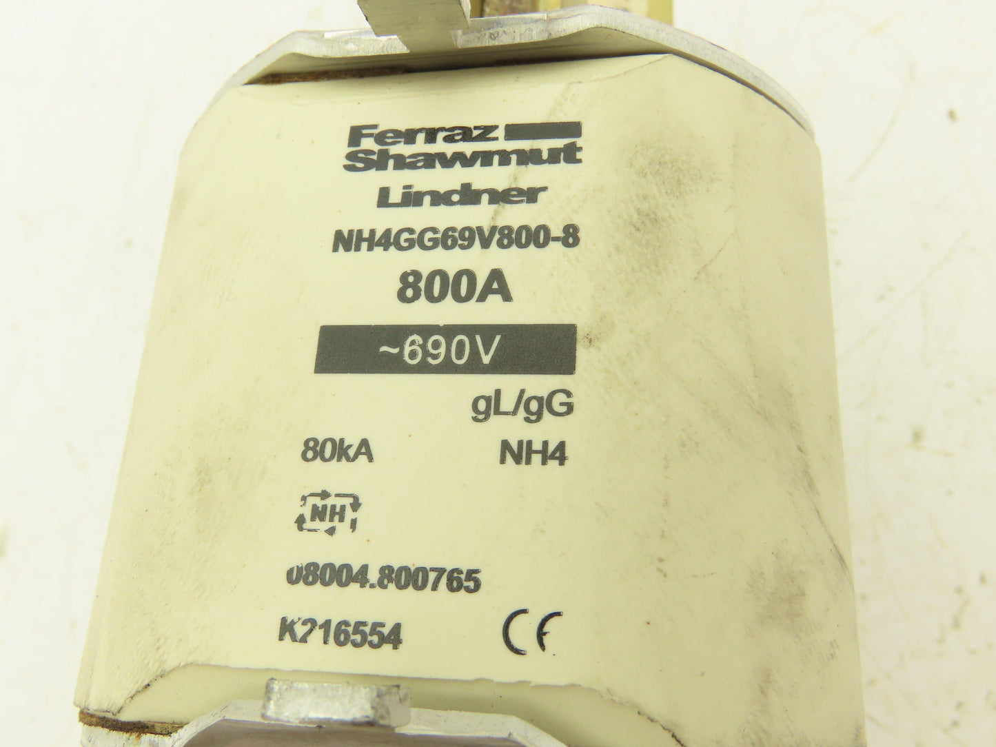 Ferraz Shawmut NH4GG69V800-8 Ceramic Fuse Link 800A 690V