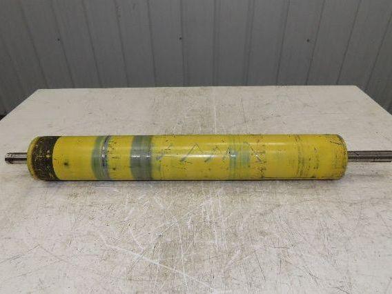 4"x 26" Conveyor Pulley Flat Roller 1" Shaft 25-7/8" Face