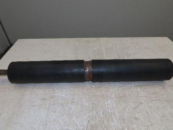 Belt Conveyor Lagged Drive Pulley 4" Dia 30.25"L