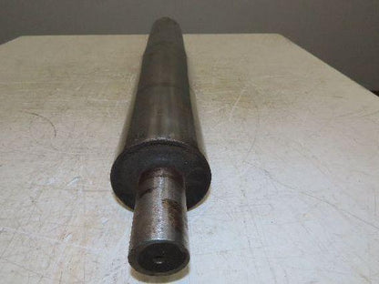 Belt Conveyor Crowned Take-Up/Tail Pulley Roller 4" Dia 28"L