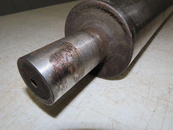 Belt Conveyor Crowned Take-Up/Tail Pulley Roller 4" Dia 28"L