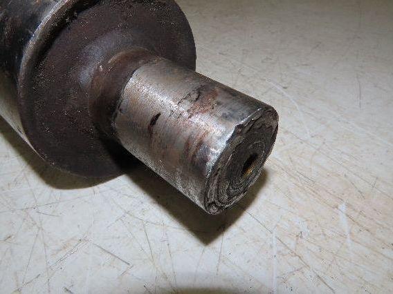 Belt Conveyor Crowned Take-Up/Tail Pulley Roller 4" Dia 28"L