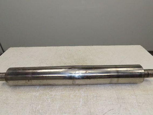 Belt Conveyor Crowned Take-Up/Tail Pulley Roller 4" Dia 28"L