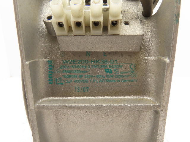 Ebmpapst W2E200-HK38-01 8" AC Axial Fan 2800min 35A