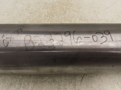 Hytrol 39" Belt Conveyor Crowned Take-Up Pulley Roller 6" Dia 35.3"L