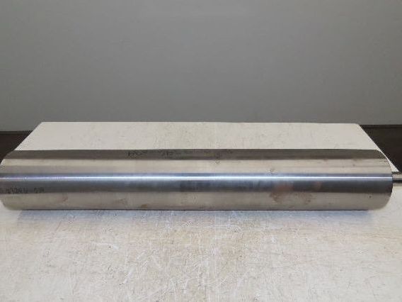 Hytrol 39" Belt Conveyor Crowned Take-Up Pulley Roller 6" Dia 35.3"L