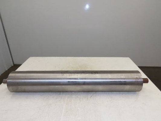 Hytrol 39" Belt Conveyor Crowned Take-Up Pulley Roller 6" Dia 35.3"L