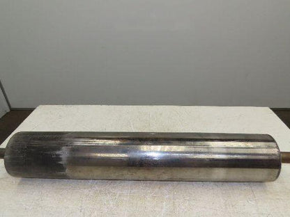 Belt Conveyor Crowned Take-Up/Tail Pulley Roller 6" Dia 32"L