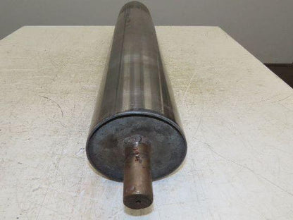 Belt Conveyor Crowned Take-Up/Tail Pulley Roller 6" Dia 32"L