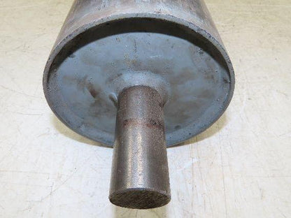 Belt Conveyor Crowned Take-Up/Tail Pulley Roller 6" Dia 32"L