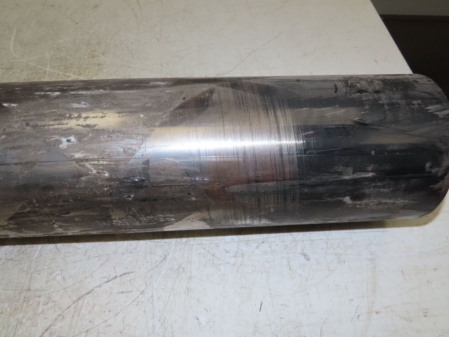 Hytrol 42" Belt Conveyor Crowned Tail Pulley Roller 6" Dia 38.25"L