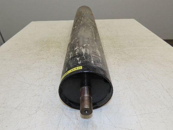 Hytrol 42" Belt Conveyor Crowned Tail Pulley Roller 6" Dia 38.25"L