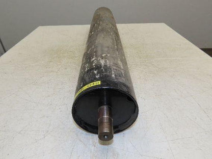 Hytrol 42" Belt Conveyor Crowned Tail Pulley Roller 6" Dia 38.25"L