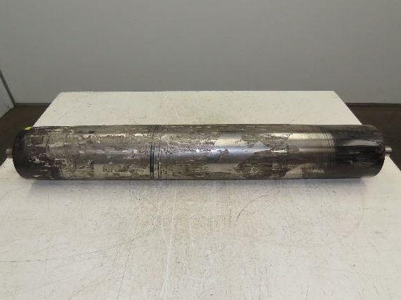 Hytrol 42" Belt Conveyor Crowned Tail Pulley Roller 6" Dia 38.25"L