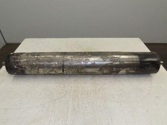 Hytrol 42" Belt Conveyor Crowned Tail Pulley Roller 6" Dia 38.25"L