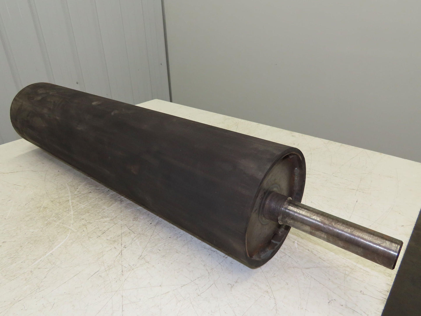 Hytrol 39" Belt Conveyor Center Drive Pulley 8" Dia 35.5"L  B-23165-039