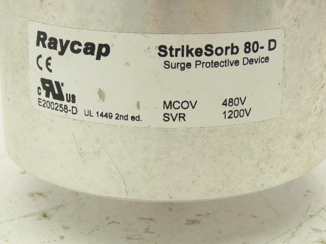 Raycap 80-D StrikeSorb Surge Protective Device MCOV 480V SVR 1200V SPD