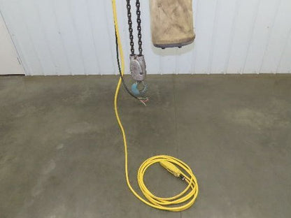 CM Lodestar RR Electric Chain Hoist 2 Ton 16 FPM 27' Lift  575 Volt 3PH