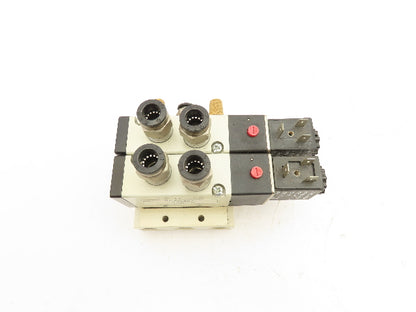Nitra AVS-5313-120A Solenoid Valve 2-Station Manifold 110V 3/8" NPT