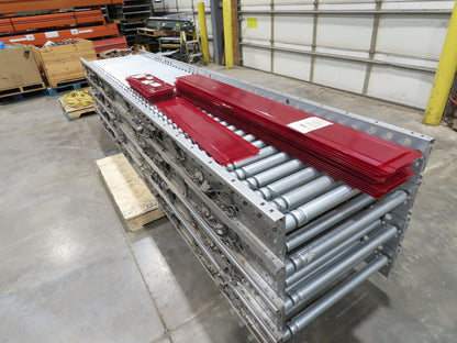 Hilmot 30"x 12' Motorized Roller Conveyor 24VDC Variable Speed Zones 27"BF