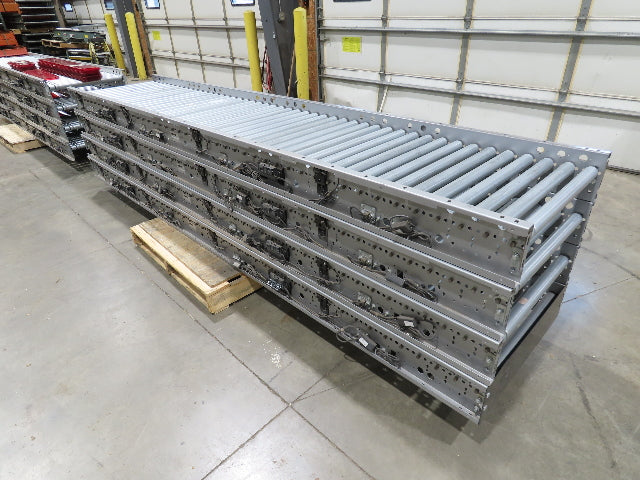 Hilmot 30"x 12' Motorized Roller Conveyor 24VDC Variable Speed Zones 27"BF