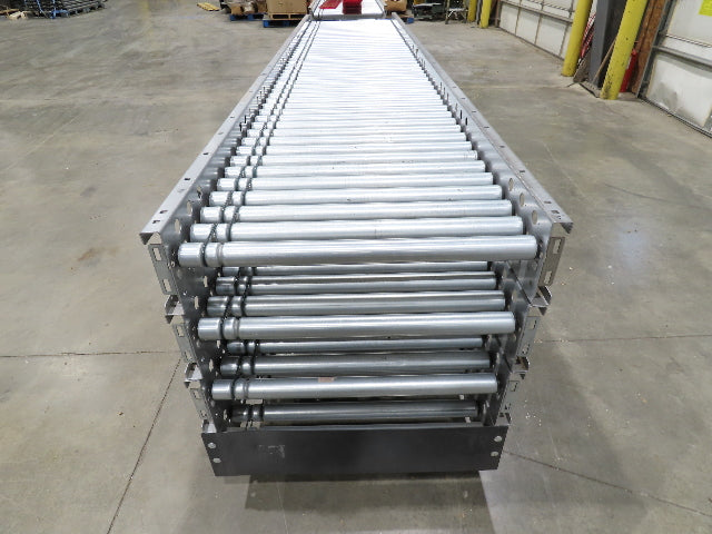Hilmot 30"x 12' Motorized Roller Conveyor 24VDC Variable Speed Zones 27"BF