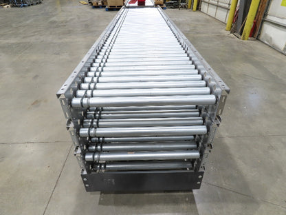 Hilmot 30"x 12' Motorized Roller Conveyor 24VDC Variable Speed Zones 27"BF